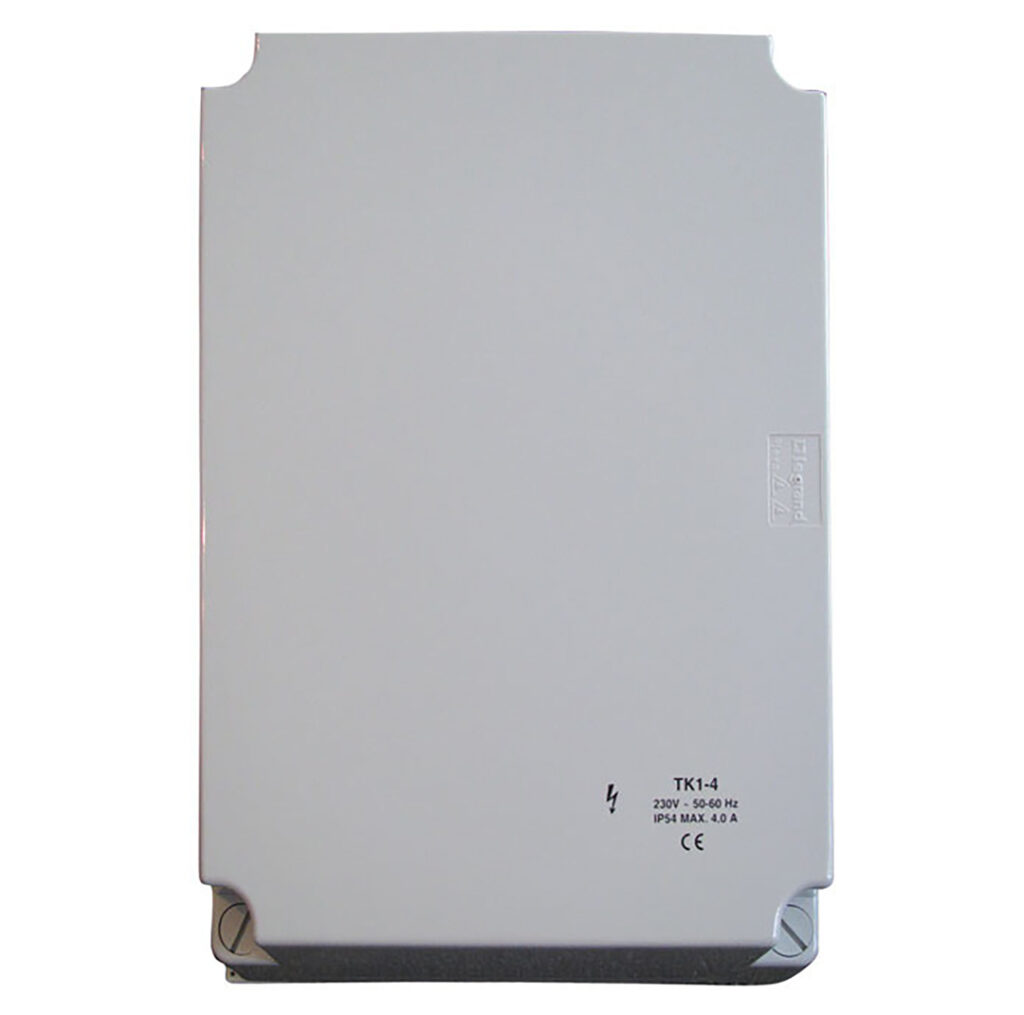 REV 0515509555 zekeringkast, verdeelkast 1-rij 4TE, 400V, 58x155x97mm, wit